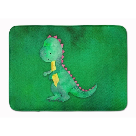 Carolines Treasures Tyrannosaurus Rex Watercolor Machine Washable Memory Foam Mat BB7401RUG